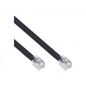Cabo modular InLine RJ12 macho / macho 6P6C 20m