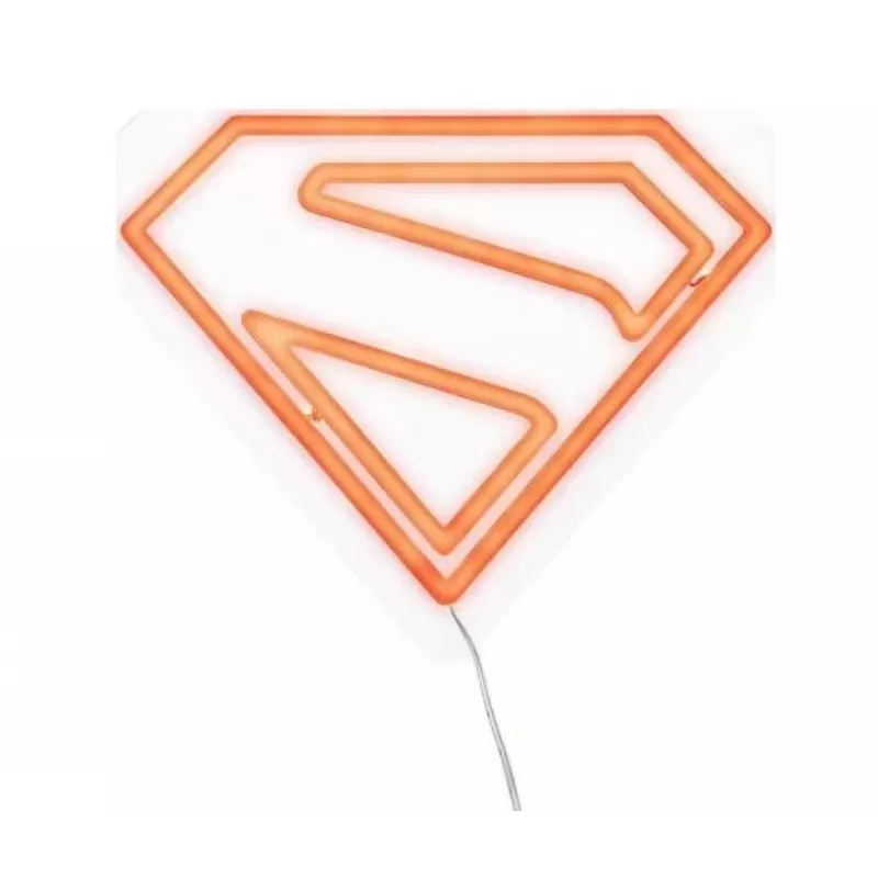 Luz néon LED de parede Paladone Superman PP14478SMTVN, placa decorativa de parede