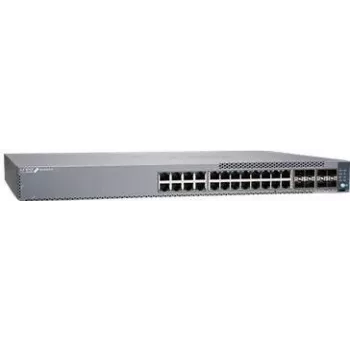 Juniper EX4100-F 24 portas 10/100/1000BaseT PoE+, 4x portas uplink 10G SFP+, 4x portas stacking 10G SFP+ (óticas vendidas separadamente) com SW padrão, conforme TAA (EX4100-F-24P)