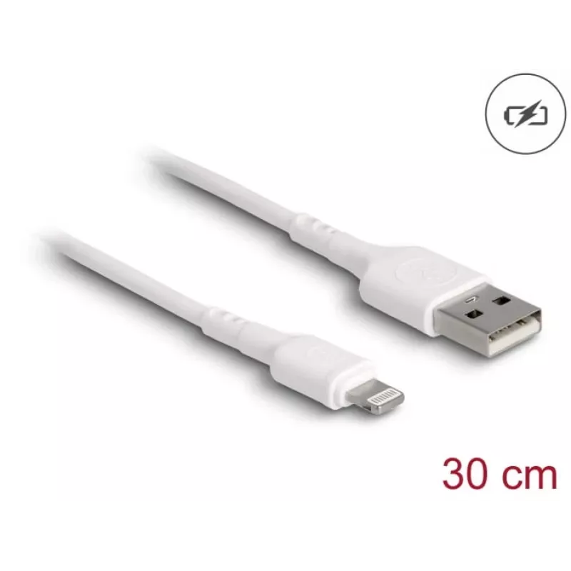 Cabo de carregamento USB DeLOCK 87866 para iPhone iPad iPod 30 cm