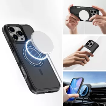 Capa 4smarts 541180 para iPhone 16 Pro 16 cm preta