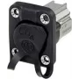 Conector Neutrik NE8FDX-P6-W RJ45 fêmea preto - branco (NE8FDX-P6-W)