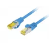 Cabo de patch Fluke PCF6A-10CU-0025-B RJ45 Cat.6a 0,25 m azul