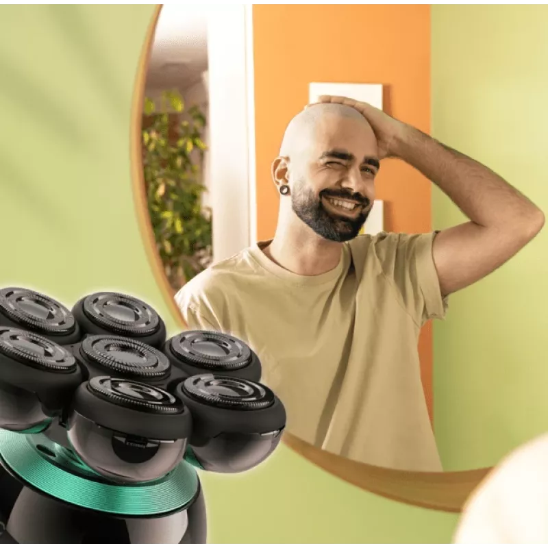 Aparador de precisão Cecotec Bamba PrecisionCare Skull preto barba rosto