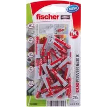 Fischer DuoPower 6 x 30 K NV bucha 30 mm 534993 1 conjunto (534993)