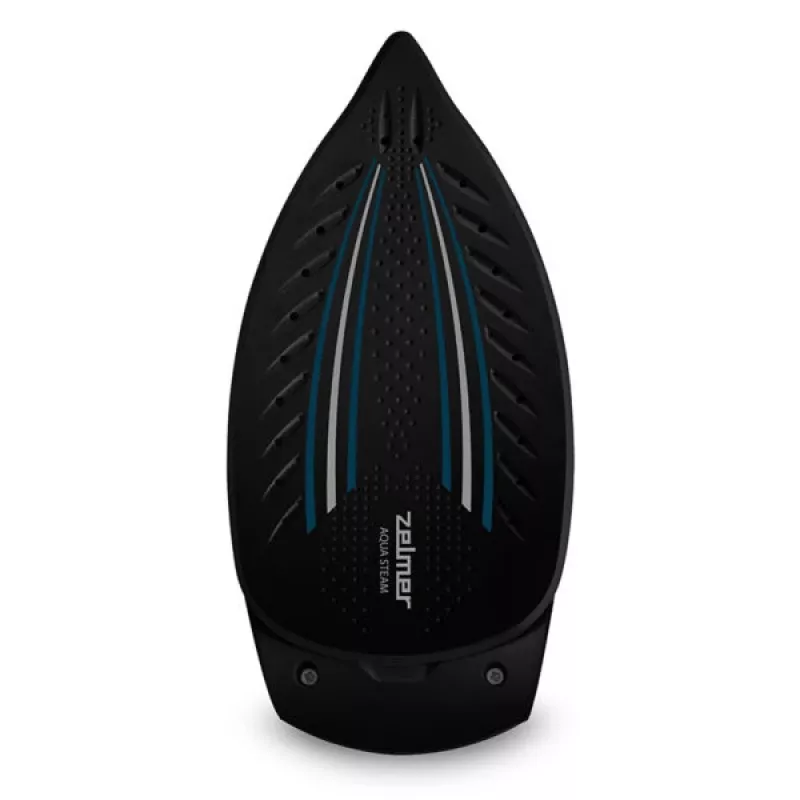 Ferro de engomar Zelmer Aqua Steam ZIS5400 preto-azul