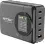 Estação de carregamento USB Voltcraft UC-4C1A240W01 USB-C USB-A PD 3.0 preta interior (VC-16871780)