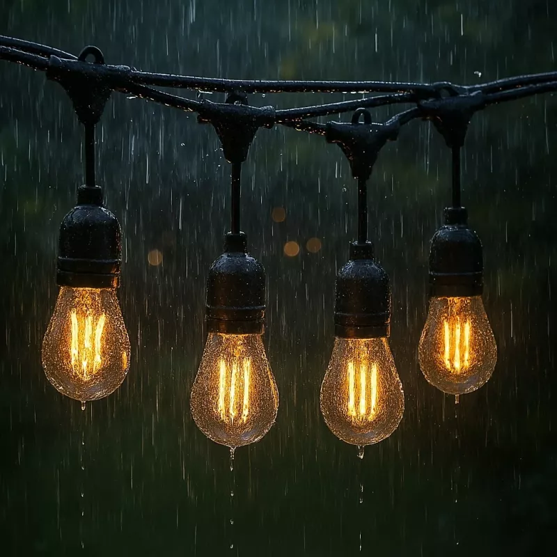 Fio de luzes exterior Lite bulb moments Extralink 10 m, 10 lâmpadas, grinalda de jardim