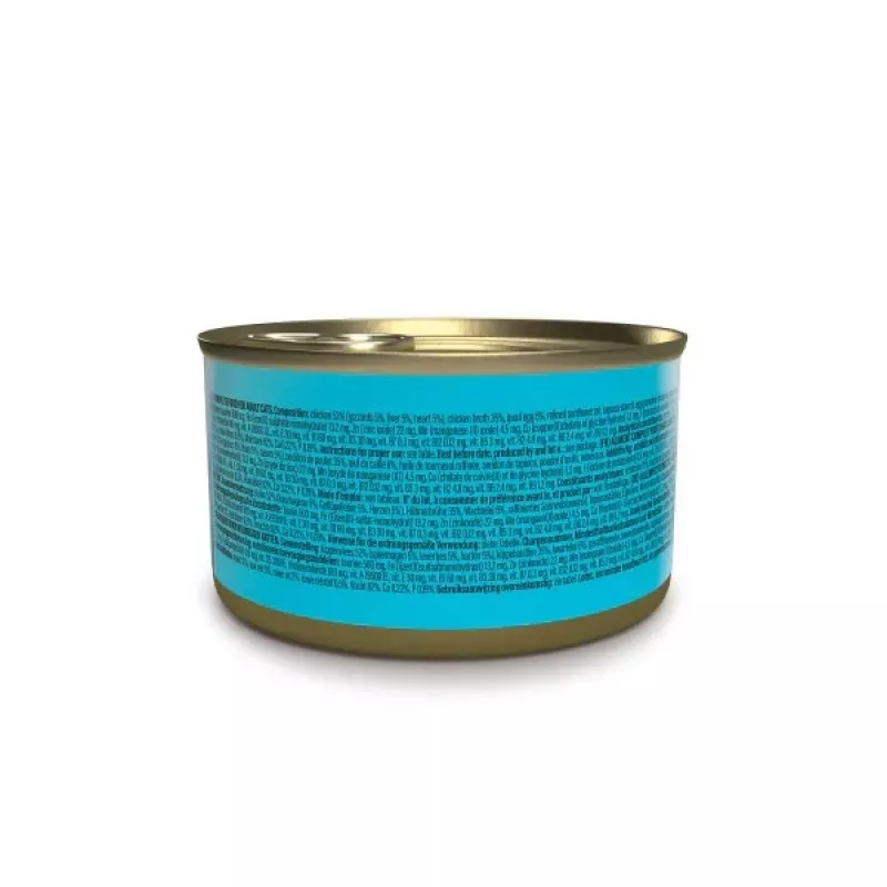 Alimento húmido para gatos Agras Pet Foods Schesir after Dark Complete Caldo 80 g – Frango, sem glúten, para gatos adultos