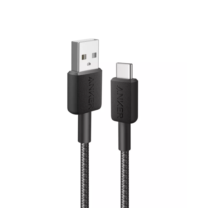 Cabo Anker Innovations 322 USB-A para USB-C nylon 1,8M preto - Cabo - Digital/Dados