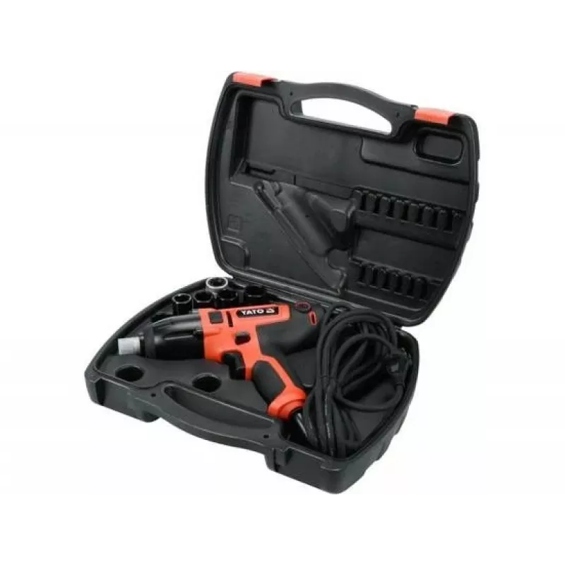 Yato YT-82020 chave de impacto 1/4 polegadas 3300 rpm 450 N⋅m preto, vermelho 450 W