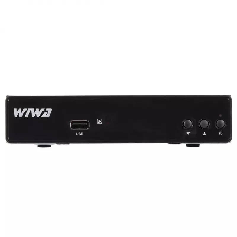 Sintonizador de TV WIWA H.265 LITE — sintonizador DVB-T/DVB-T2 com suporte H.265, Full HD, HDMI, USB, SCART
