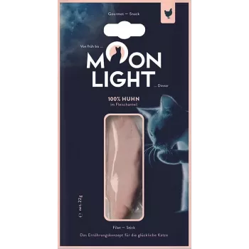 Comida húmida para gatos MOONLIGHT Dinner filete de frango 22 g saqueta, adulto, iguaria hipoalergénica, 65 % de humidade, 23,5 % de proteína