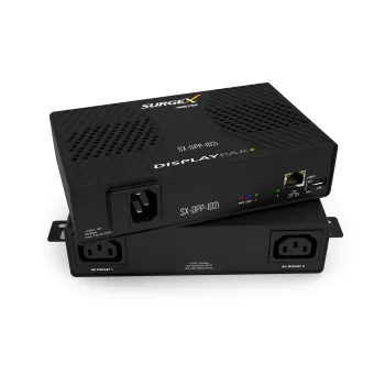 Proteção contra sobretensão SurgeX DisplayPak IP-controlado SX-DPP-102I — proteção de energia gerida por rede
