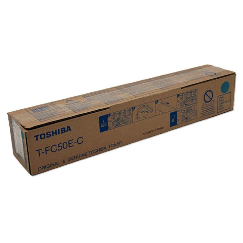 Toshiba 6AJ00000113/T-FC50E-C toner ciano. 33.6K páginas para Toshiba E-St