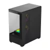 Caixa de computador Darkflash C365 (preta) com 5 ventoinhas incluídas