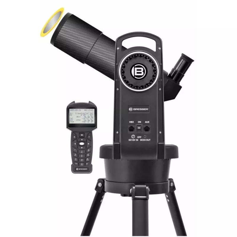 Telescópio refrator Bresser Optics Automatik 80/400 Goto preto