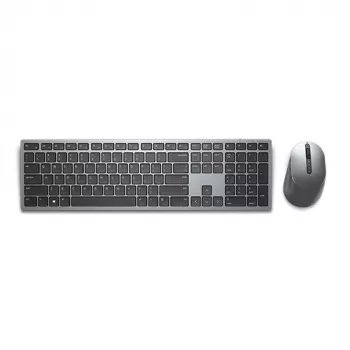 Conjunto de teclado e rato sem fios Dell KM7321W Titan cinzento com pilhas incluídas