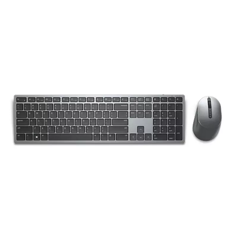 Conjunto de teclado e rato sem fios Dell KM7321W Titan cinzento com pilhas incluídas