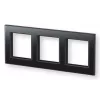 eQ-3 Homematic IP 162150A1 Moldura de vidro, tripla, preto