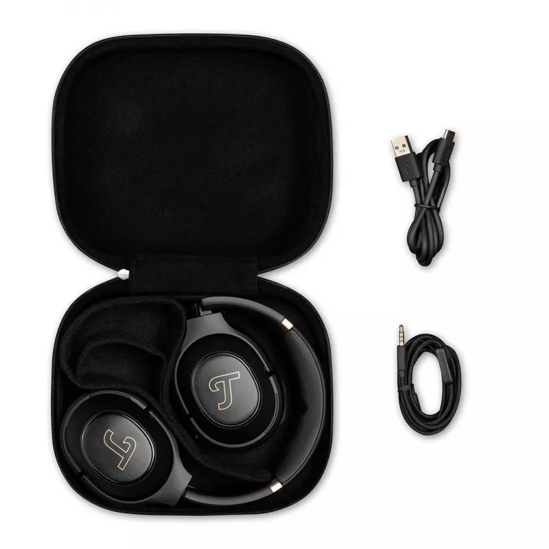 Teufel REAL Azul PRO Headset sem fios arco de cabeça gaming Bluetooth preto