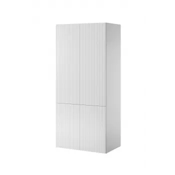 Armário cama meble PAFOS 2D 90x55,5x198,5 cm branco mate com 2 prateleiras
