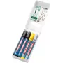Marcadores para flipchart Edding 385/380/383 cores sortidas 1,0–5,0 mm espessuras de traço