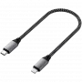 Cabo USB Satechi ST-TCL10M 0,25 m USB-C USB-C/Lightning preto cinzento