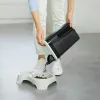 Recipiente de armazenamento de ração rotho Flo bege-castanho plástico 4,1 L, 270 mm de altura