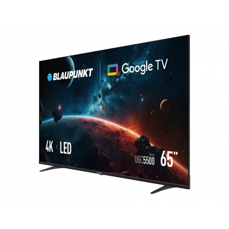 Televisor LED-LCD BLAUPUNKT 65UGC5500S 65 polegadas 4K, classe de eficiência energética G