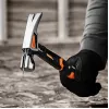 Fiskars 1020214 Martelo de unhas preto, metálico, laranja