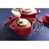 Mini Cocotte Staub redonda, 4 unid. - 200 ml, vermelho