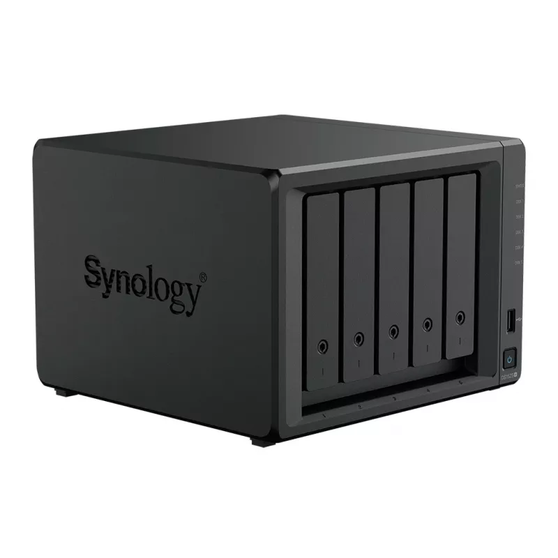 Synology DiskStation DS1525+ NAS/Servidor de armazenamento Ryzen Embedded V1500B 8 GB DDR4 0 TB preto