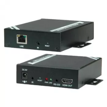 Extensor HDMI sobre TP, Cat.5-6, em cascata, 100 m, 1.920 x 1.080 píxeis, 28 x 115 x 91 mm