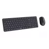 Rapoo 9310M Kit de teclado e rato sem fios multimodo, preto