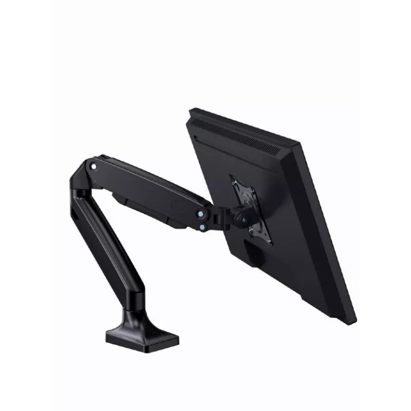 Suporte para monitor GEMBIRD MA-DA1-03 para ecrãs de 17–35 polegadas, 10 kg, VESA 75x75–100x100, fixação por grampo/passagem na secretária, preto