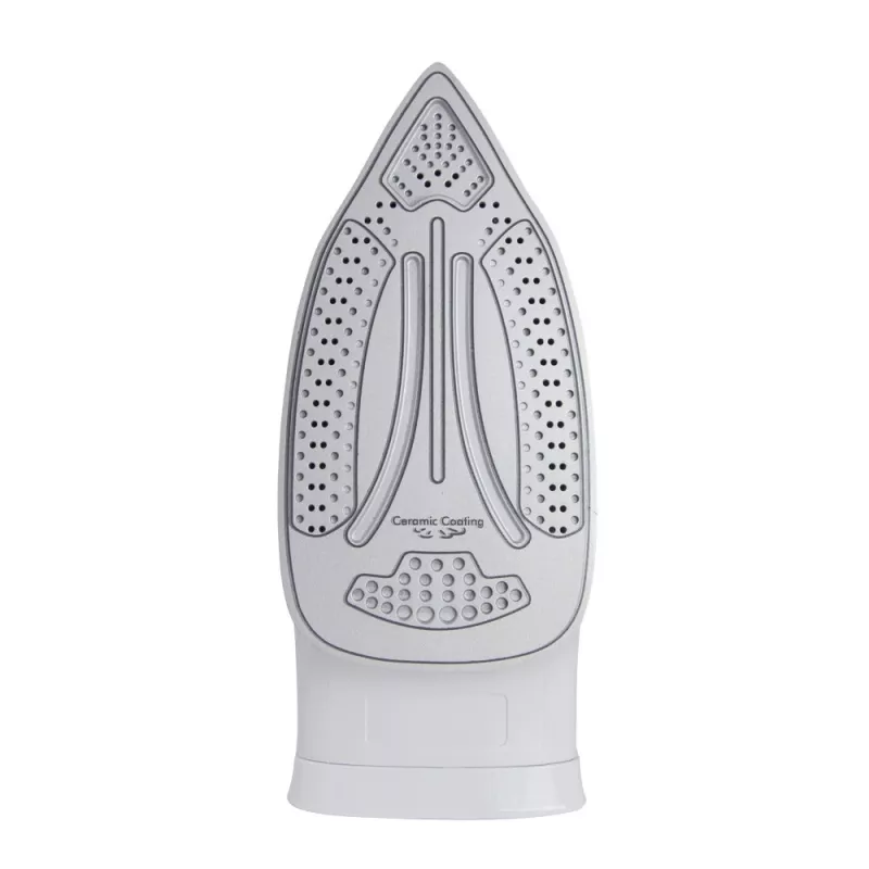 Esperanza CHINO EHI009 ferro a vapor 2400 W, base de cerâmica, depósito de 0,3 l, engomar a vapor e a seco, 220–240 V, 50–60 Hz, cabo de 1,5 m, branco