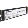 SSD interno PATRIOT P300 512 GB M.2 PCIe NVMe — Leitura 1700 MB/s, Escrita 1200 MB/s, 3D NAND, 3,8 mm, TBW 240
