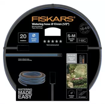 Mangueira de jardim Fiskars 1027107 20 m de superfície azul cinzento