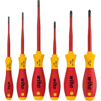 Conjunto de chaves de fendas Wiha SoftFinish electric schlankFix 3201K601