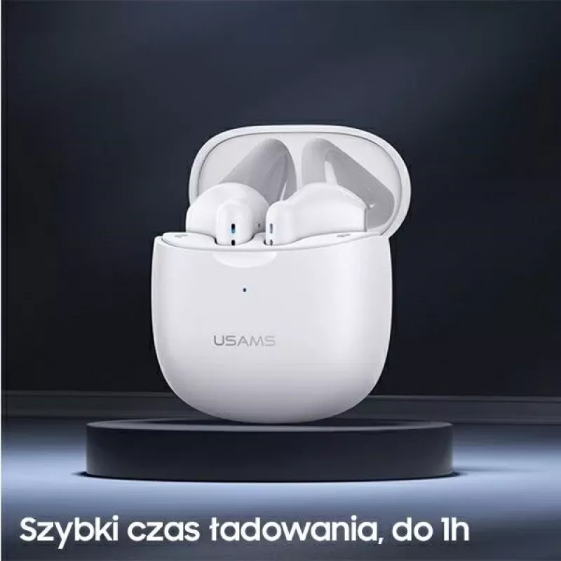 Auscultadores Bluetooth Usams TW S 5.0 IA Series branco