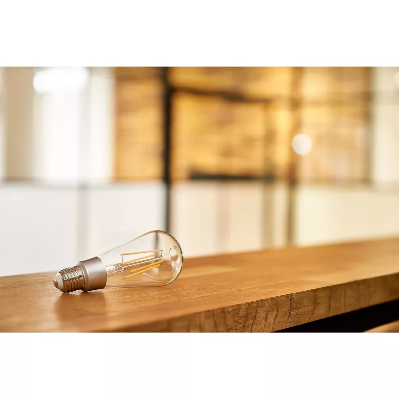 Lâmpada inteligente Shelly Vintage ST64 Wi-Fi transparente 230 V