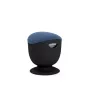 Banco de equilíbrio ergonómico Up Up Seul preto, D47 tecido azul