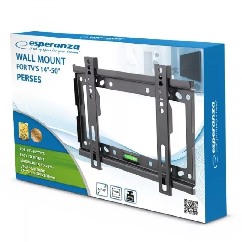 Suporte de parede para TV Esperanza PERSES para ecrãs de 35,6–127 cm (14