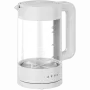 Chaleira elétrica, branca, 220-240V, 1850-2200W, 1,7L, função de manutenção de temperatura 30 min., 40,60,80,90,100, painel de controlo no punho