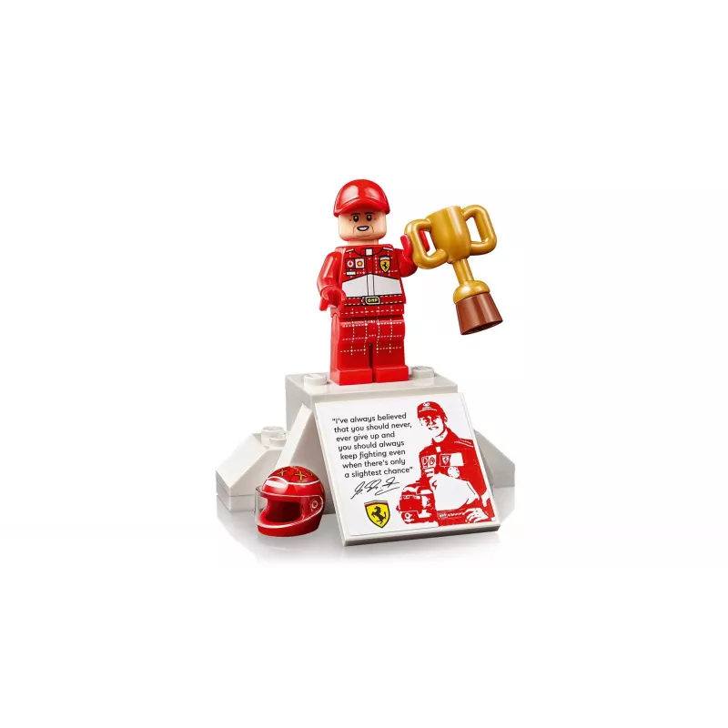 LEGO ICONS 11375 Ferrari F2004 e Michael Schumacher