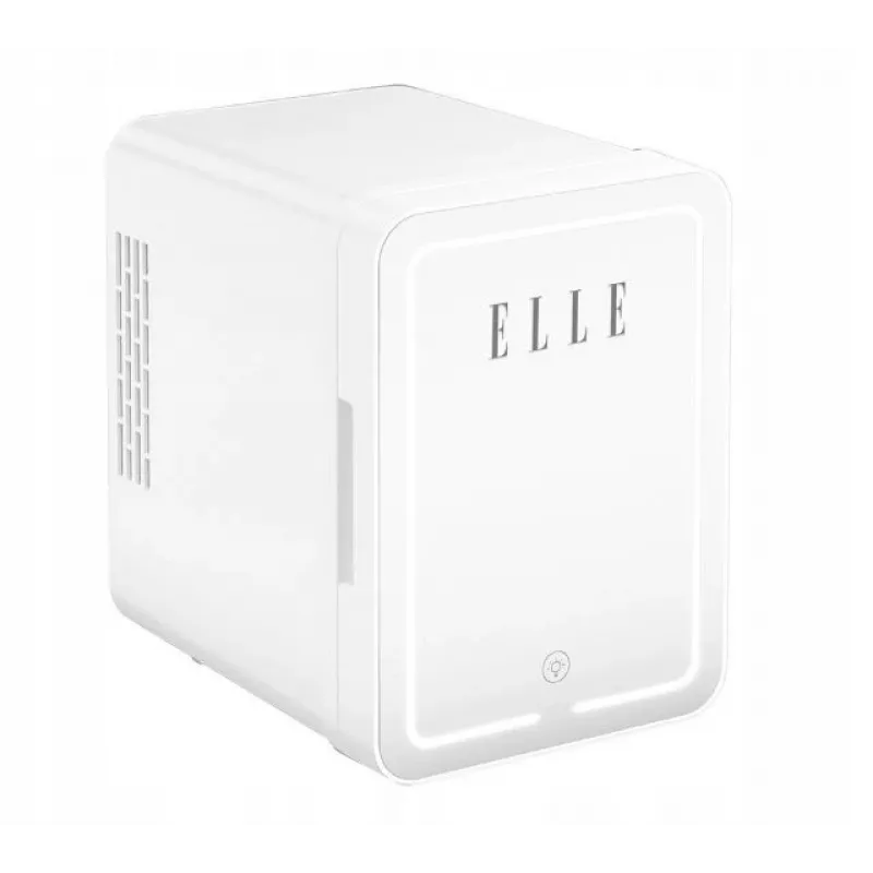 Mini-frigorífico com espelho de maquilhagem LED Elle ESDAFX04WHEU 4 L branco