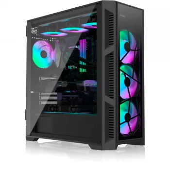 PONOS Ultra, torre Midi, PC, Preto, ATX, EATX, micro ATX, Mini-ITX, SPCC, caixa