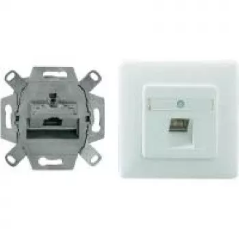 Tomada de rede RJ-45 Rutenbeck 138112030 branco