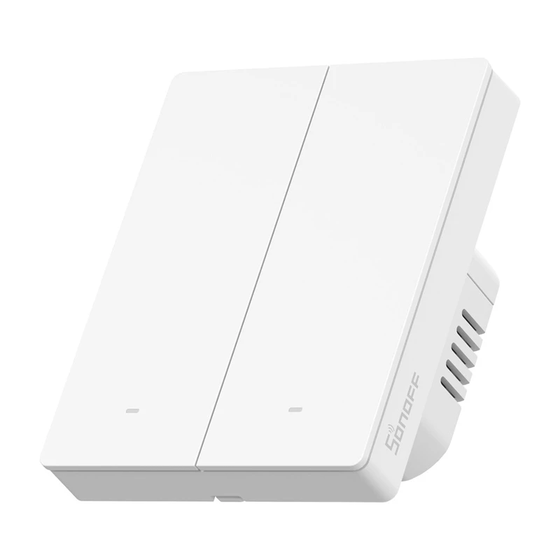 Interruptor de parede WiFi Sonoff M5-2C-80W 2 canais para moldura